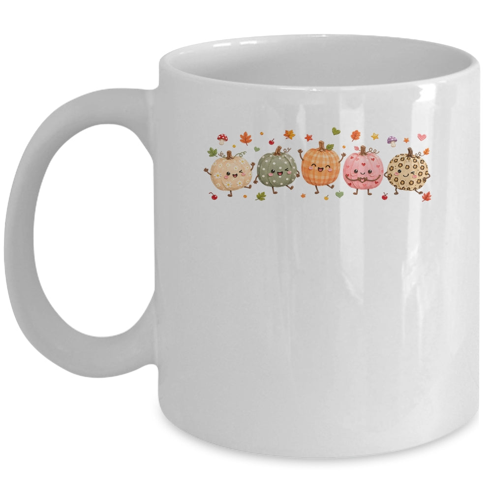 Boho Pumpkin Doodle Cute Pumpkin Autumn Fall Halloween Mug | teecentury
