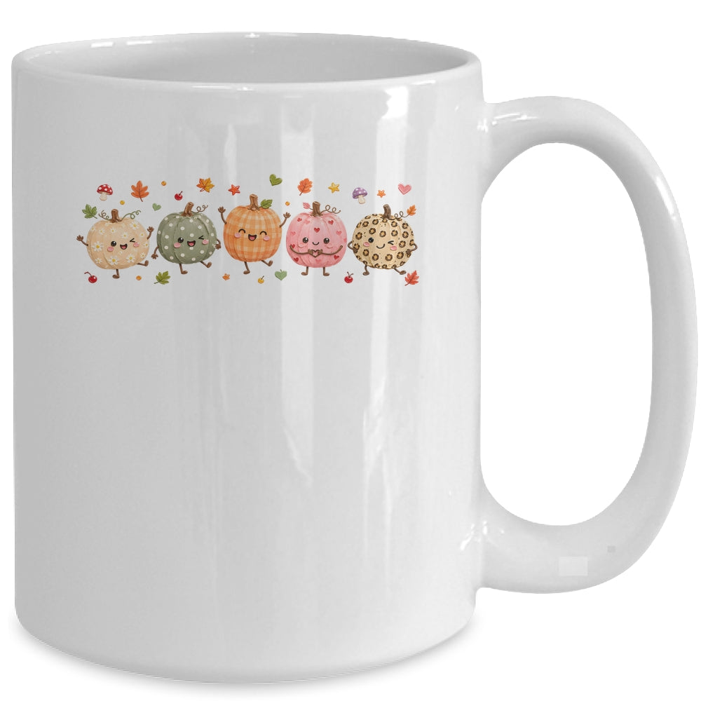 Boho Pumpkin Doodle Cute Pumpkin Autumn Fall Halloween Mug | teecentury