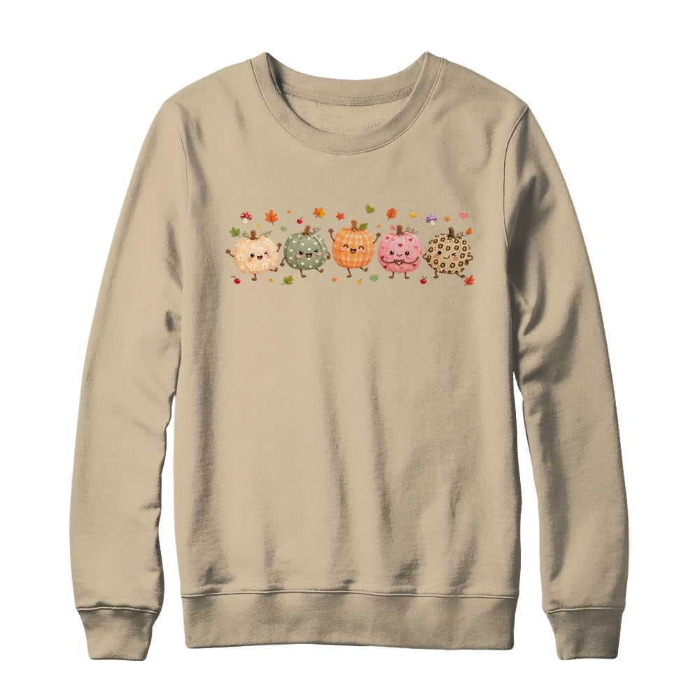 Boho Pumpkin Doodle Cute Pumpkin Autumn Fall Halloween Shirt & Sweatshirt | teecentury