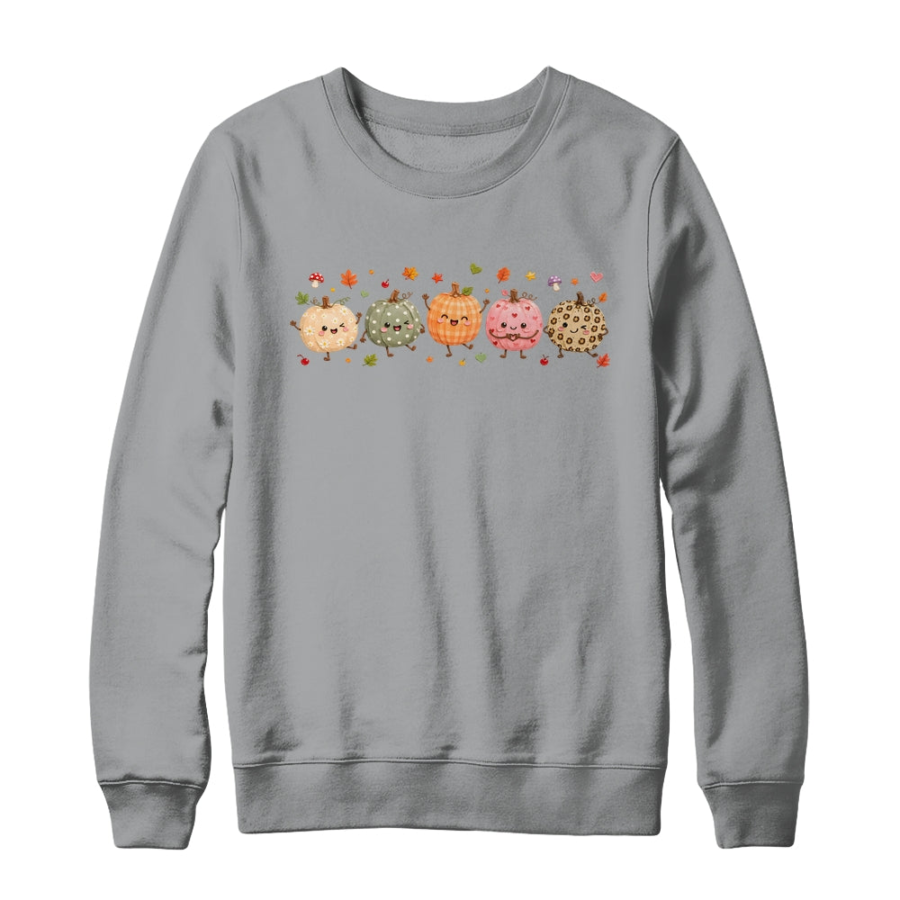 Boho Pumpkin Doodle Cute Pumpkin Autumn Fall Halloween Shirt & Sweatshirt | teecentury
