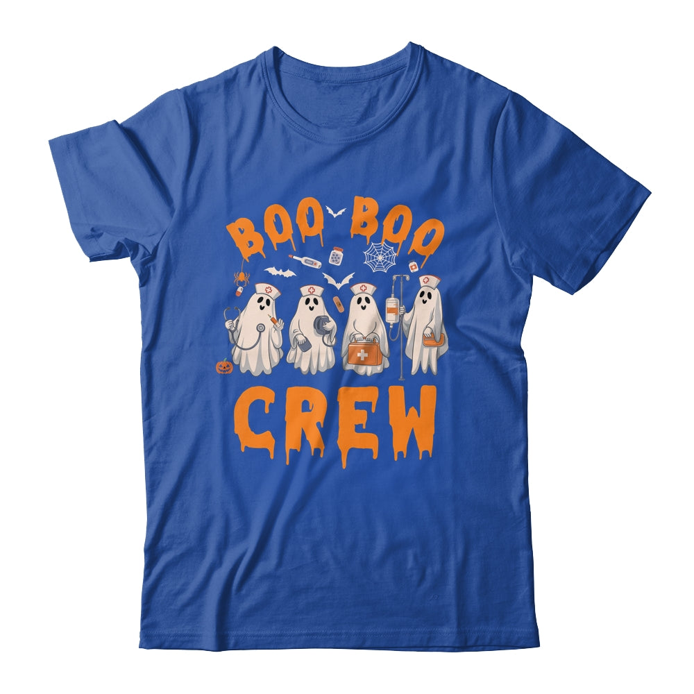 Boo Boo Crew Nurse Ghost Funny Halloween Costume Matching Shirt & Hoodie | teecentury