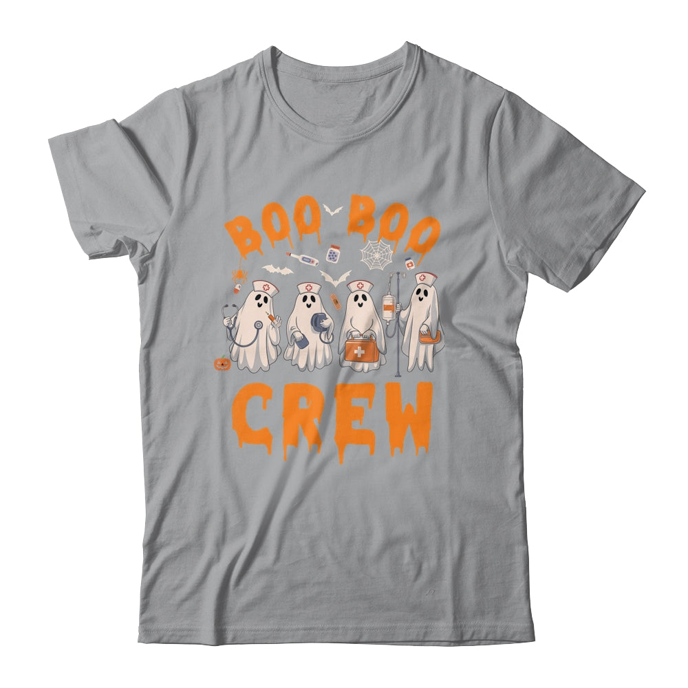 Boo Boo Crew Nurse Ghost Funny Halloween Costume Matching Shirt & Hoodie | teecentury