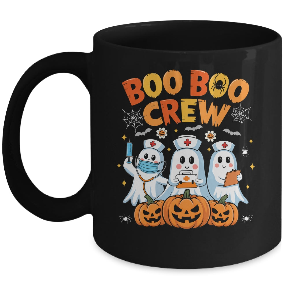 Boo Boo Crew Nurse Ghost Halloween Costumes Men Women Mug | teecentury