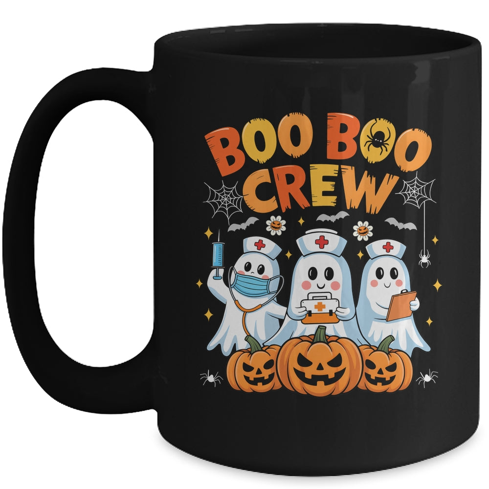 Boo Boo Crew Nurse Ghost Halloween Costumes Men Women Mug | teecentury