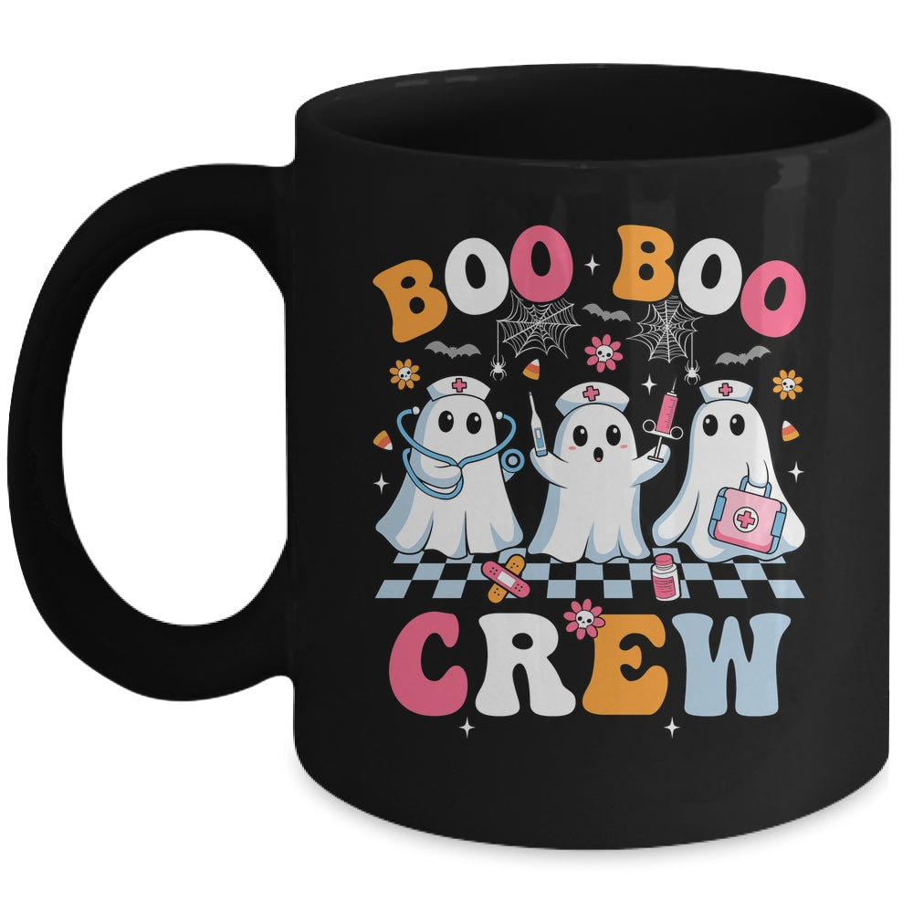 Boo Boo Crew Spooky Nurse Ghost Nursing Halloween Nurse Mug | teecentury