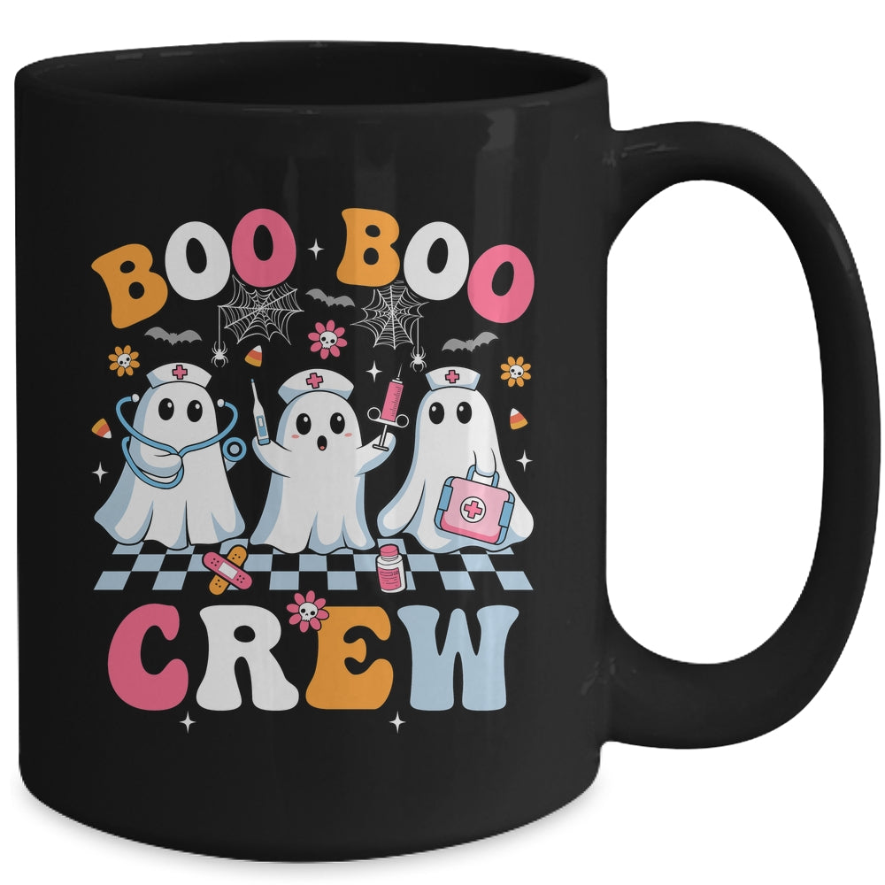 Boo Boo Crew Spooky Nurse Ghost Nursing Halloween Nurse Mug | teecentury