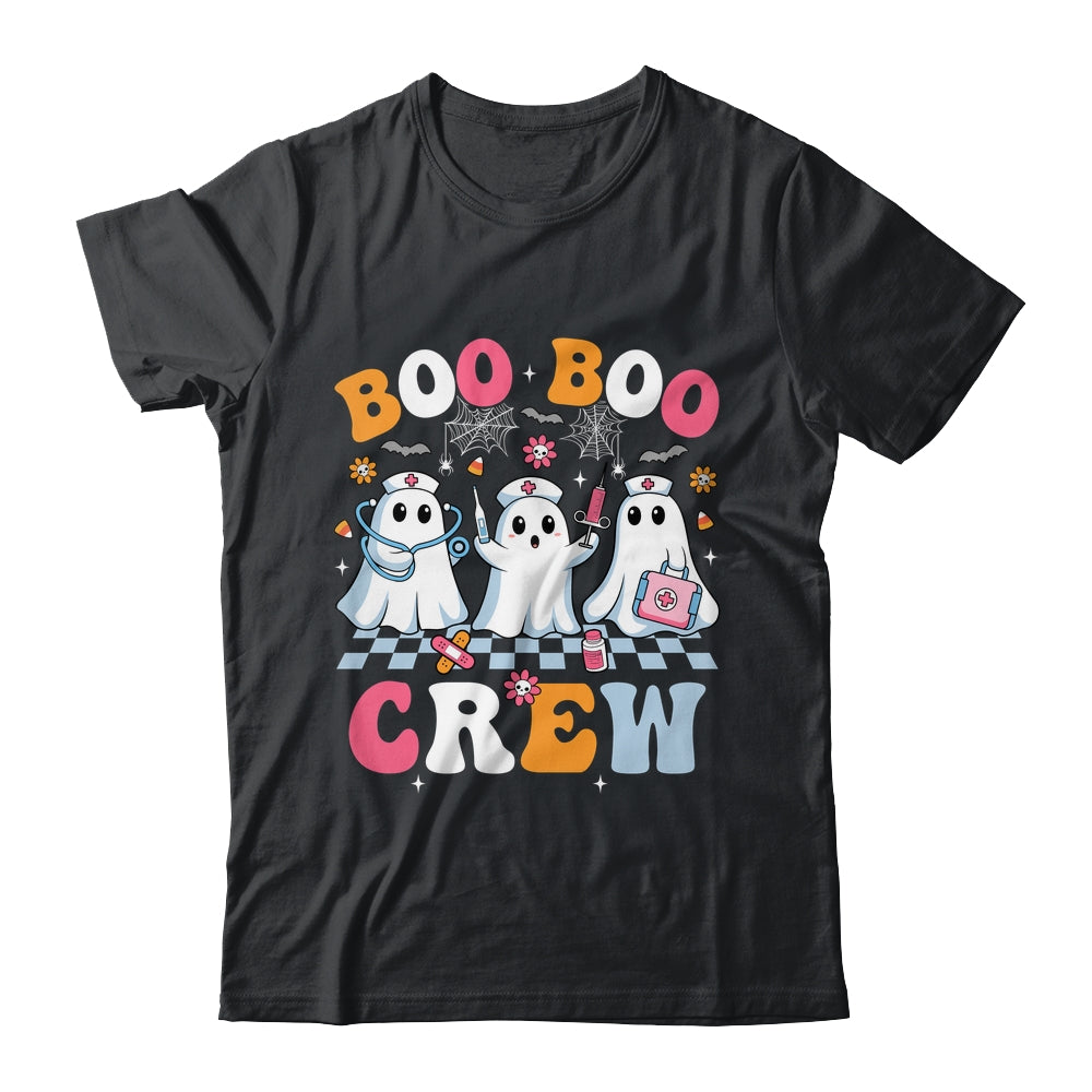 Boo Boo Crew Spooky Nurse Ghost Nursing Halloween Nurse Shirt & Hoodie | teecentury