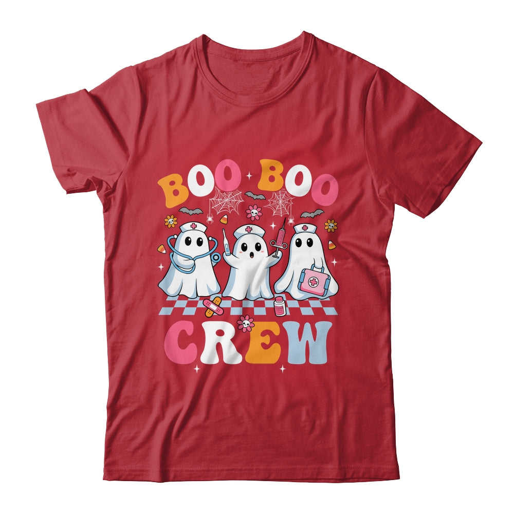 Boo Boo Crew Spooky Nurse Ghost Nursing Halloween Nurse Shirt & Hoodie | teecentury
