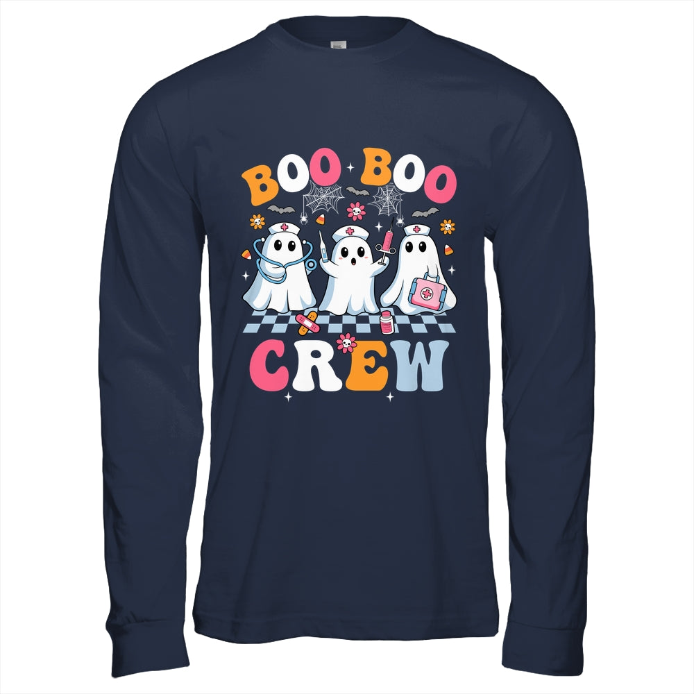 Boo Boo Crew Spooky Nurse Ghost Nursing Halloween Nurse Shirt & Hoodie | teecentury