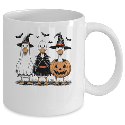 Boo Ghost Goose Halloween Goose Halloween Witch Pumpkin Mug | teecentury