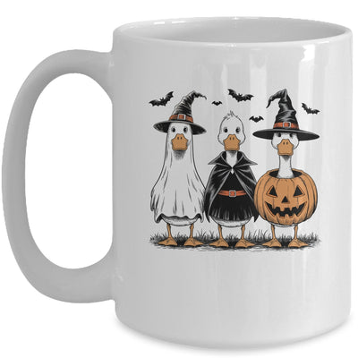Boo Ghost Goose Halloween Goose Halloween Witch Pumpkin Mug | teecentury