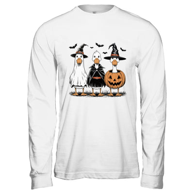 Boo Ghost Goose Halloween Goose Halloween Witch Pumpkin Shirt & Hoodie | teecentury