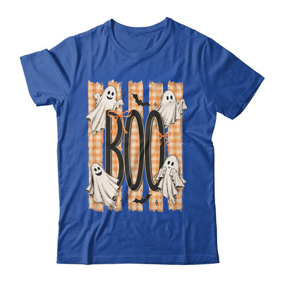 Boo Spooky Striped Halloween Ghost Coquette Halloween Fall Shirt & Hoodie | teecentury