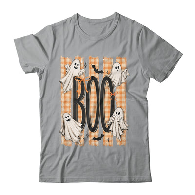 Boo Spooky Striped Halloween Ghost Coquette Halloween Fall Shirt & Hoodie | teecentury