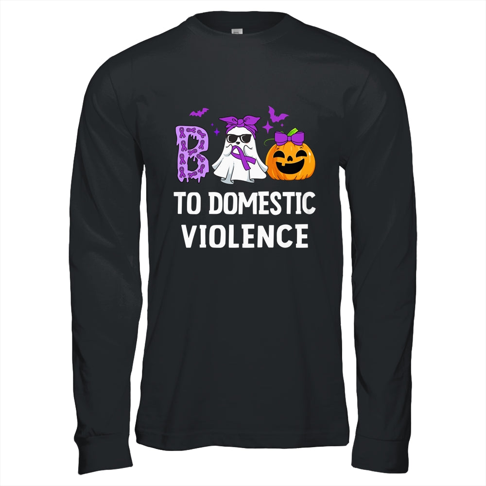 Boo To Domestic Violence Domestic Violence Awareness Shirt & Hoodie | teecentury