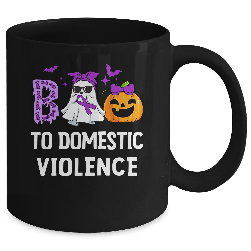 Boo To Domestic Violence Domestic Violence Awareness Mug | teecentury