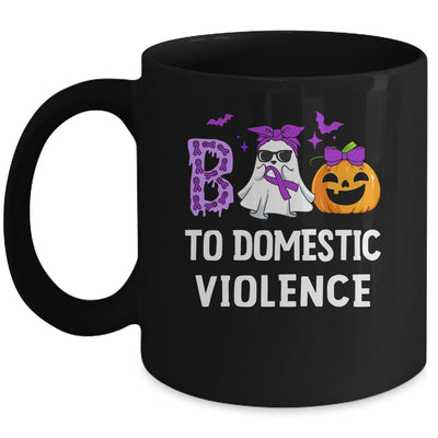 Boo To Domestic Violence Domestic Violence Awareness Mug | teecentury