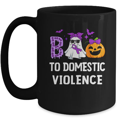 Boo To Domestic Violence Domestic Violence Awareness Mug | teecentury