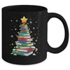 Book Christmas Tree Book Lover Teacher Librarian Men Women Mug | teecentury