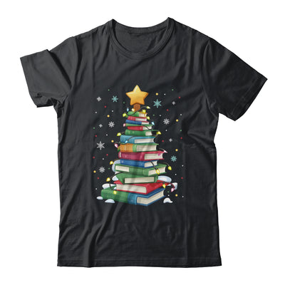 Book Christmas Tree Book Lover Teacher Librarian Men Women Shirt & Sweatshirt | teecentury