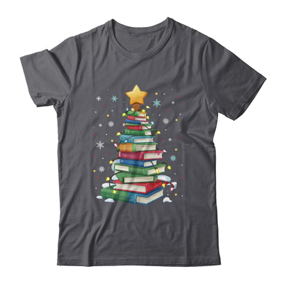 Book Christmas Tree Book Lover Teacher Librarian Men Women Shirt & Sweatshirt | teecentury