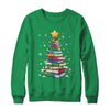 Book Christmas Tree Book Lover Teacher Librarian Men Women Shirt & Sweatshirt | teecentury