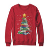 Book Christmas Tree Book Lover Teacher Librarian Men Women Shirt & Sweatshirt | teecentury
