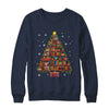 Book Christmas Tree Lights Teacher Librarian Read Lover Xmas Shirt & Sweatshirt | teecentury