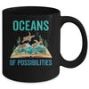 Book Sea Turtle Summer Reading Oceans Of Possibilities Mug | teecentury