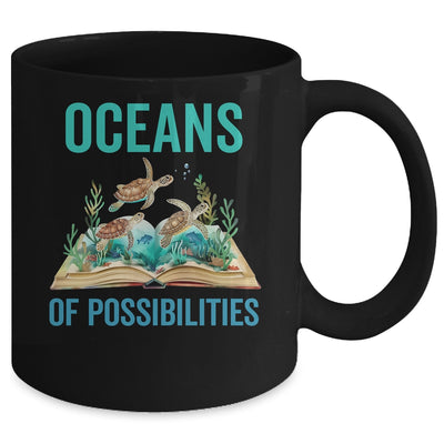 Book Sea Turtle Summer Reading Oceans Of Possibilities Mug | teecentury