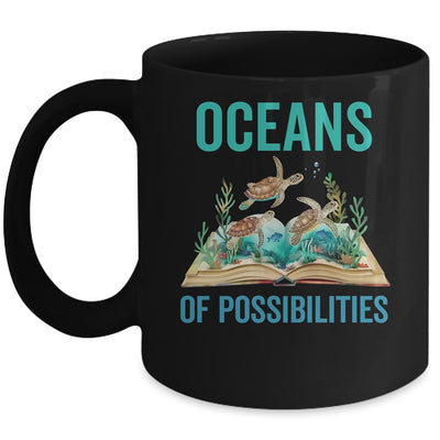 Book Sea Turtle Summer Reading Oceans Of Possibilities Mug | teecentury