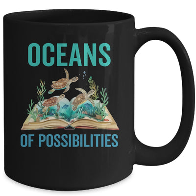 Book Sea Turtle Summer Reading Oceans Of Possibilities Mug | teecentury