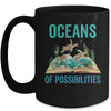 Book Sea Turtle Summer Reading Oceans Of Possibilities Mug | teecentury