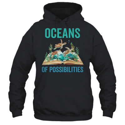 Book Sea Turtle Summer Reading Oceans Of Possibilities Shirt & Tank Top | teecentury