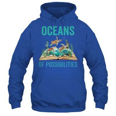 Book Sea Turtle Summer Reading Oceans Of Possibilities Shirt & Tank Top | teecentury