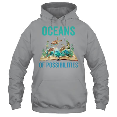 Book Sea Turtle Summer Reading Oceans Of Possibilities Shirt & Tank Top | teecentury