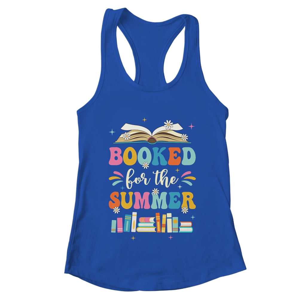 Booked For The Summer Reading Librarian Last Day Of School Shirt & Tank Top | teecentury