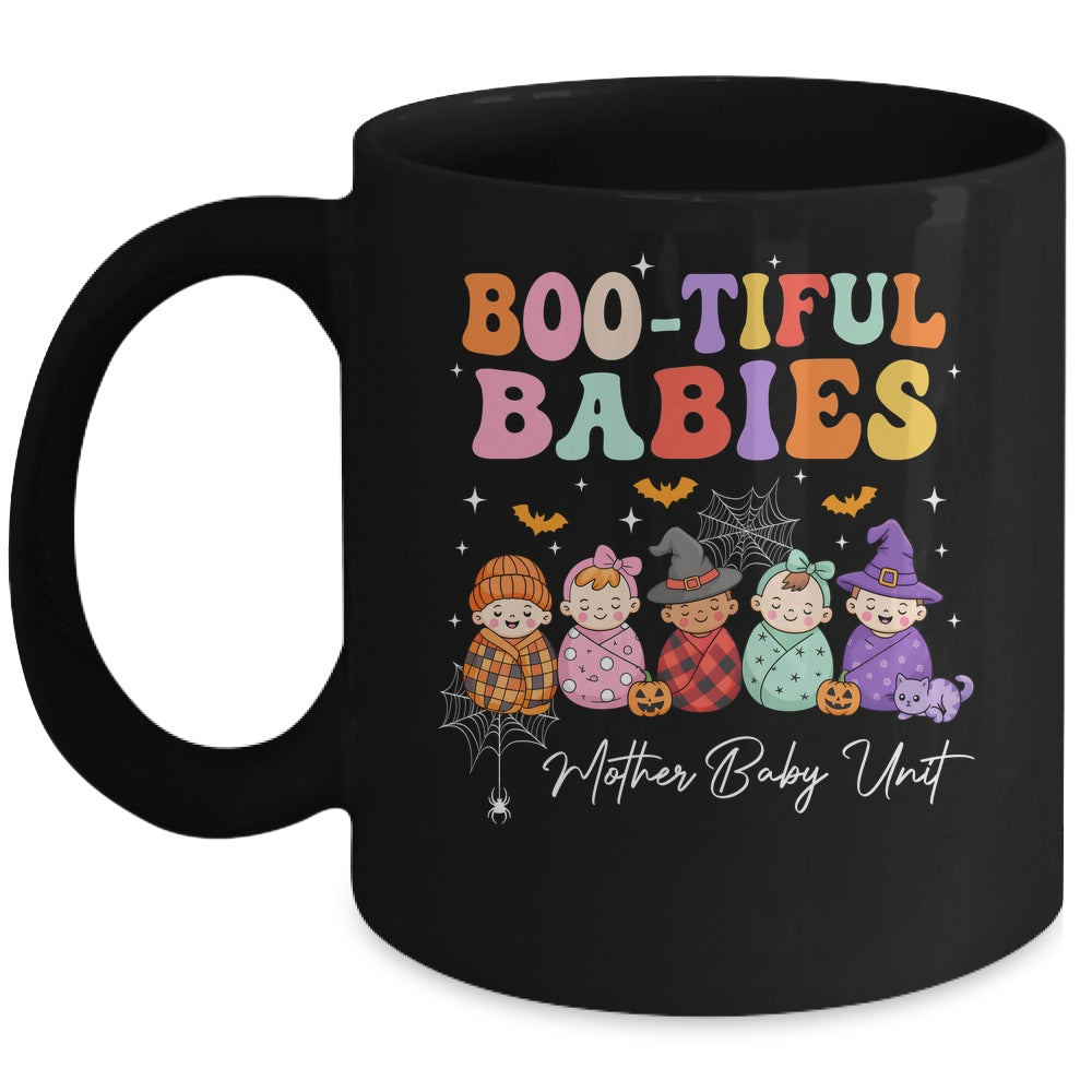 Bootiful Babies Mother Baby Unit Spooky Halloween Nurse Mug | teecentury