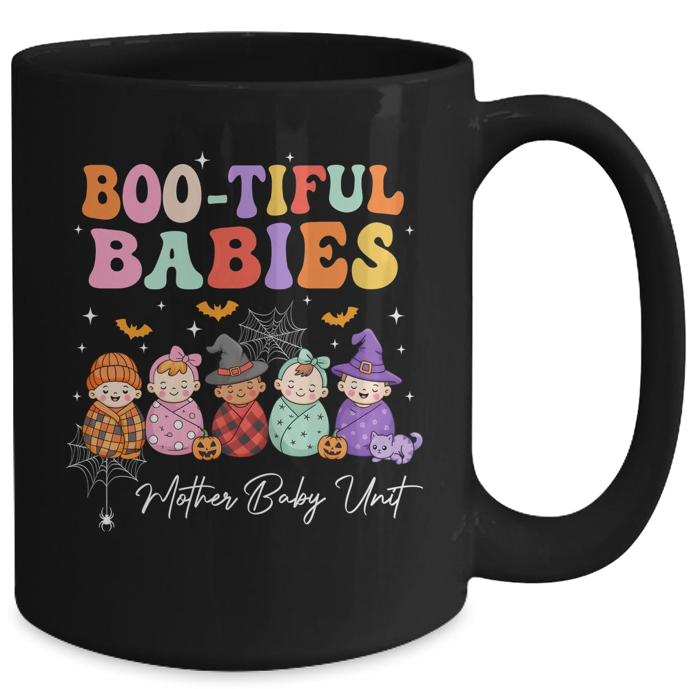 Bootiful Babies Mother Baby Unit Spooky Halloween Nurse Mug | teecentury