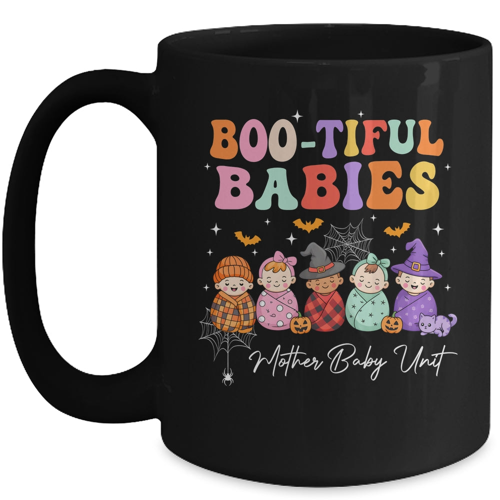 Bootiful Babies Mother Baby Unit Spooky Halloween Nurse Mug | teecentury