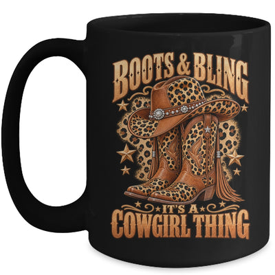 Boots And Bling It's Cowgirl Thing Rodeo Love Country Girls Mug | teecentury