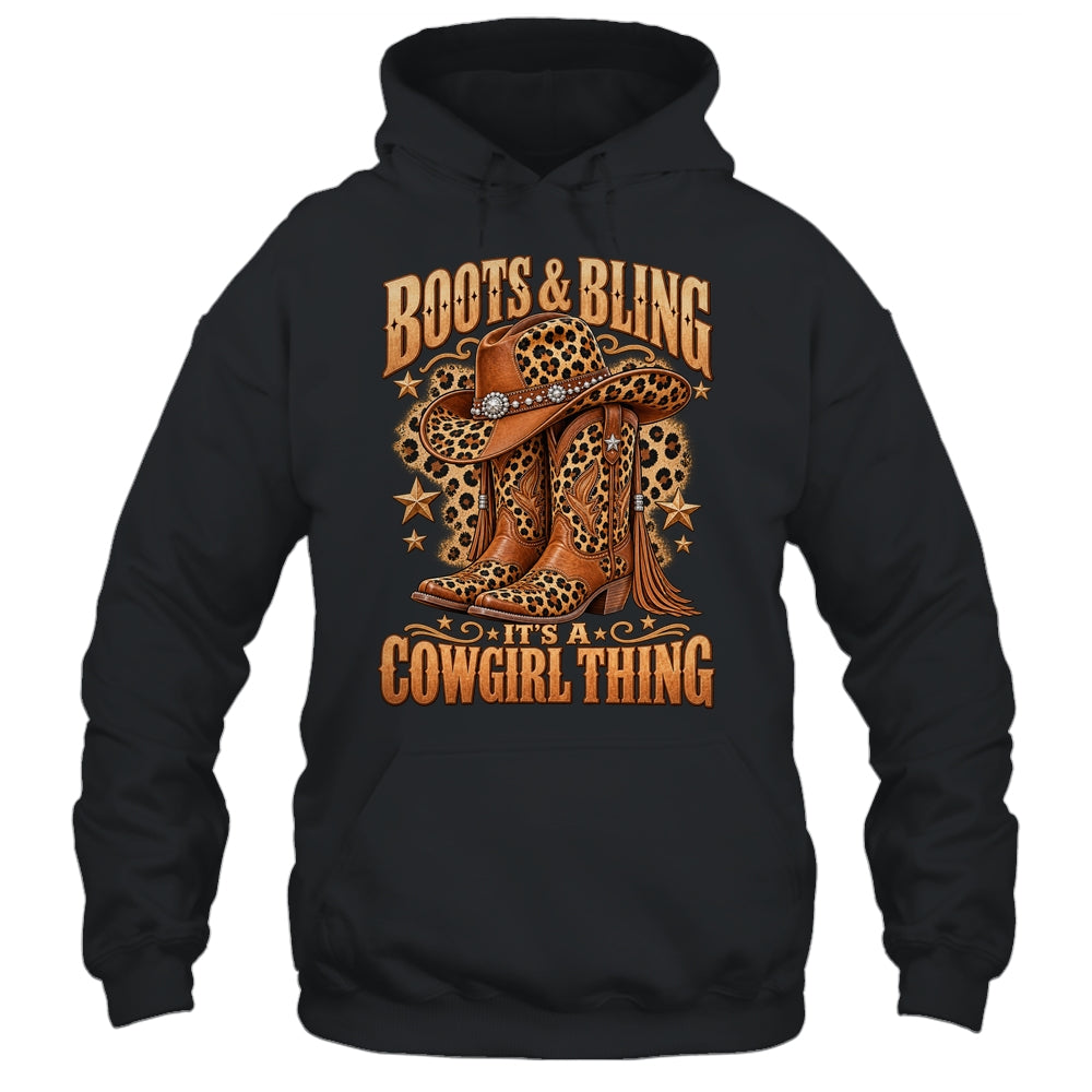 Boots And Bling It's Cowgirl Thing Rodeo Love Country Girls Shirt & Tank Top | teecentury