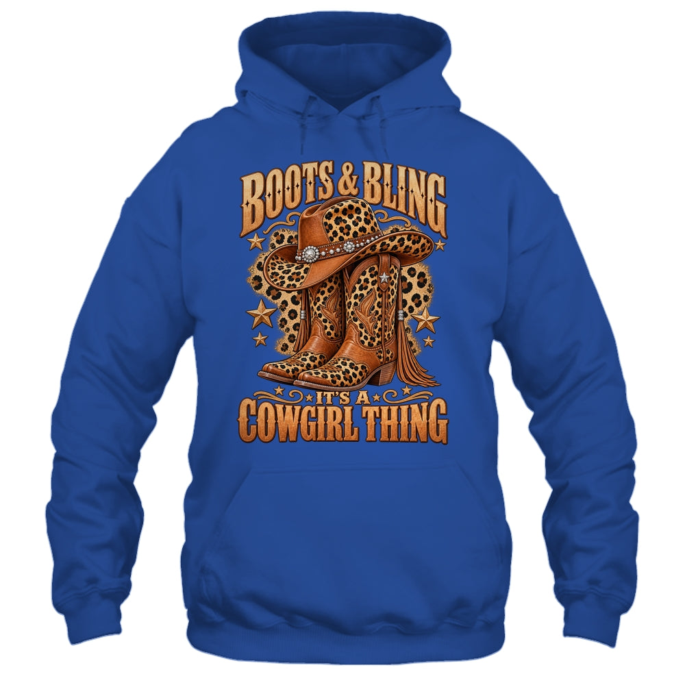 Boots And Bling It's Cowgirl Thing Rodeo Love Country Girls Shirt & Tank Top | teecentury