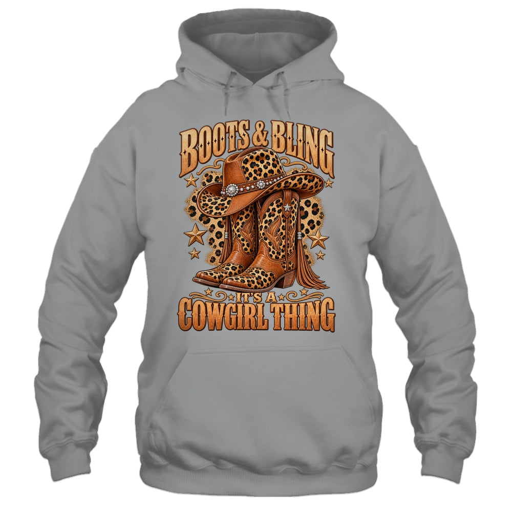 Boots And Bling It's Cowgirl Thing Rodeo Love Country Girls Shirt & Tank Top | teecentury