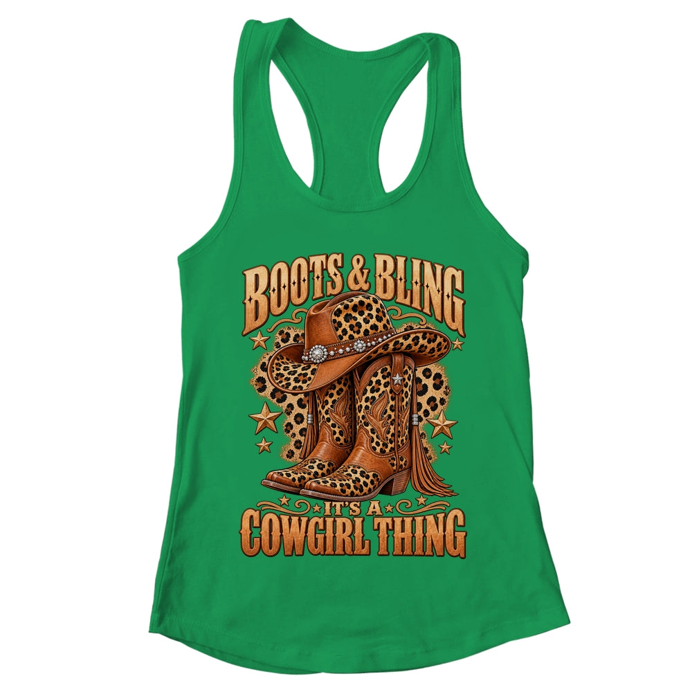 Boots And Bling It's Cowgirl Thing Rodeo Love Country Girls Shirt & Tank Top | teecentury