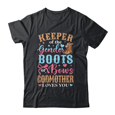 Boots Or Bows Godmother Loves You Gender Reveal Family Matching Shirt & Hoodie | teecentury