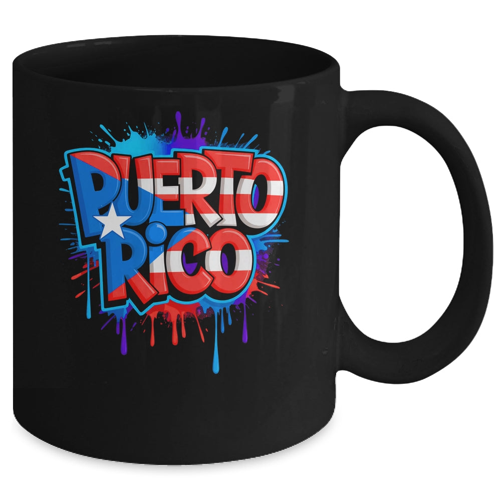 Boricua Puerto Rico Pride Heritage Puerto Rican Flag Vintage Mug | teecentury