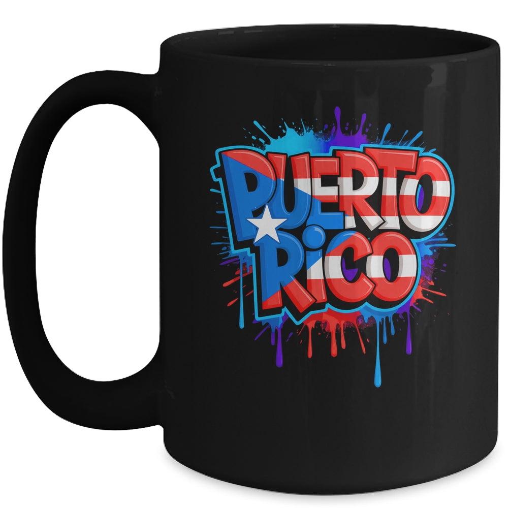Boricua Puerto Rico Pride Heritage Puerto Rican Flag Vintage Mug | teecentury