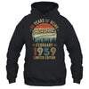 Born February 1959 65th Birthday Vintage 1959 65 Year Old Shirt & Hoodie | teecentury