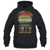 Born February 1979 45th Birthday Vintage 1979 45 Year Old Shirt & Hoodie | teecentury